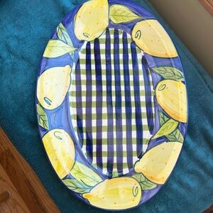 Jay Willfred oval 19” vintage platter